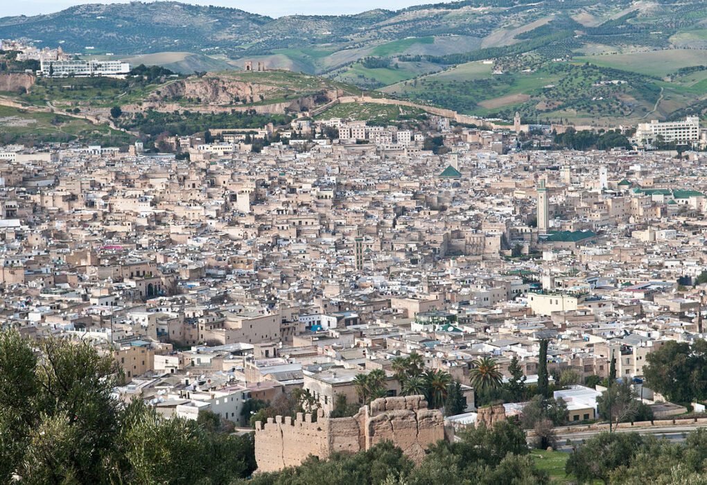 Majestic Bab Mansour Gate in Meknès