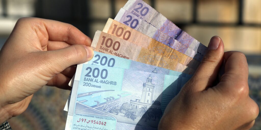 Colorful morocco tourist spots and attractions travel and tourism banner (16)