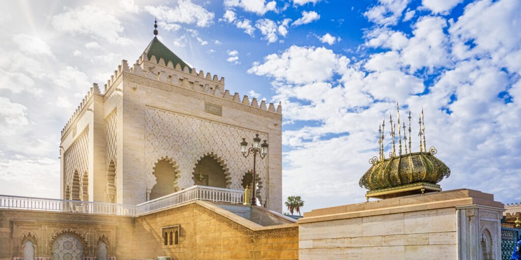 Colorful morocco tourist spots and attractions travel and tourism banner (25)