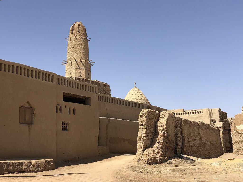 Qasr ad dachla or el qasr, islamic mud city, egypt 14